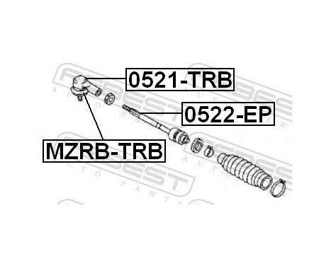 Inner Tie Rod, Image 2