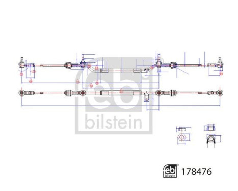 tie rod 178476 FEBI, Image 2