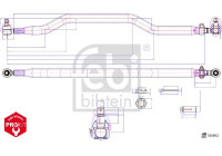 Tie rod 185893 FEBI
