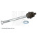 Tie Rod Axle Joint ADT387136 Blue Print, Thumbnail 3