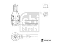 Tie rod end 1003716 FEBI