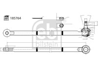 Tie rod end 185764 FEBI