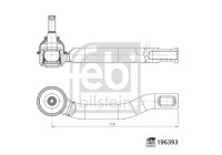 Tie rod end 196393 FEBI