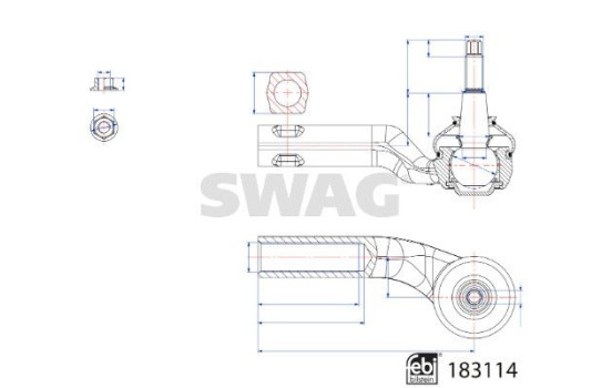 tie rod end piece