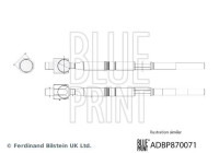 Tie rod (without ball joint) ADBP870071 Blue Print