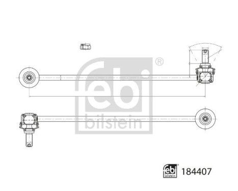 Stabilizer bar 184407 FEBI