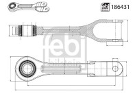 Stabilizer bar 186431 FEBI