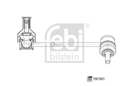 Stabilizer bar 197301 FEBI