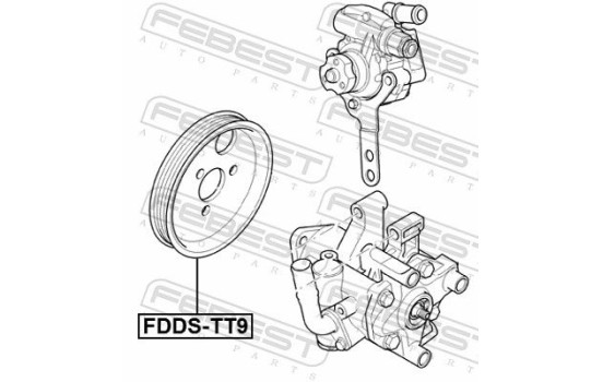 Pulley, servo pump, Image 2