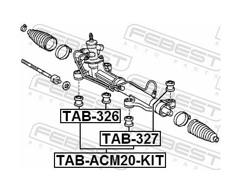 Montage, steering gear, Image 2