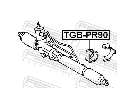 Mounting, steering gear, Image 2