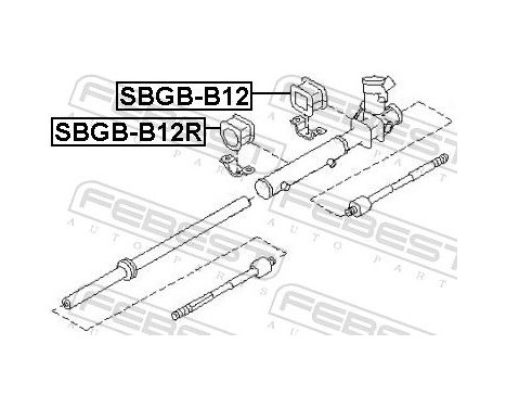 Mounting, steering gear