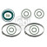 Gasket Set, steering gear, Thumbnail 2