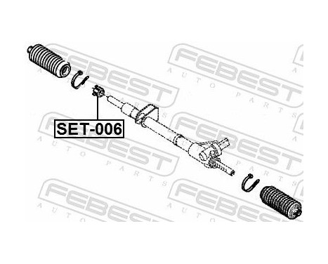 Repair Kit, steering gear, Image 2