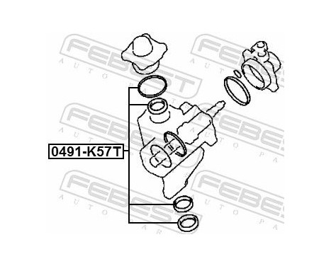 Repair Kit, steering gear, Image 2