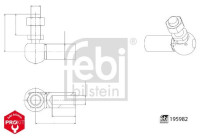 Axle coupling piece 195982 FEBI