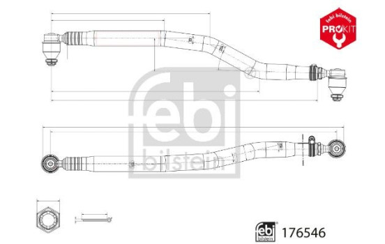 steering rod 176546 FEBI, Image 2