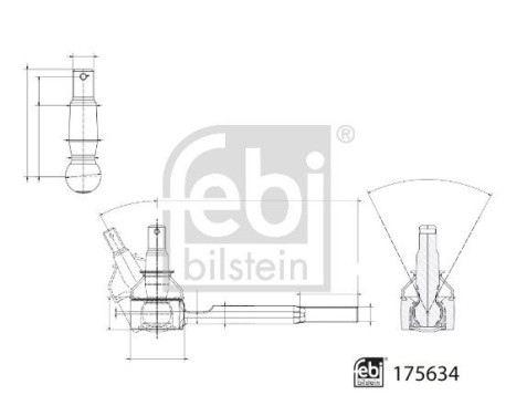 Tie Rod End 175634 FEBI, Image 3