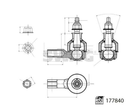 tie rod end piece, Image 2