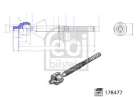 Axial Ball, Tie Rod 178477 FEBI
