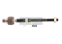 Axial ball, tie rod