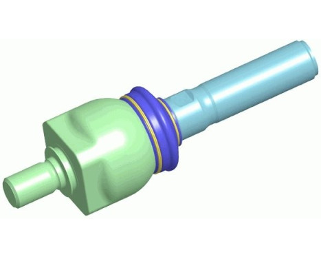 Axial ball, track rod