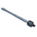 Axial ball, track rod