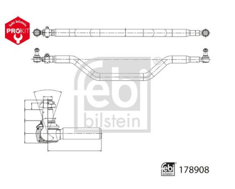 tie rod 178908 FEBI, Image 2