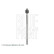 Tie Rod Axle Joint ADT387176 Blue Print, Thumbnail 2