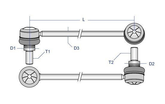 Tie Rod Axle Joint FD-AX-4129 Moog, Image 2