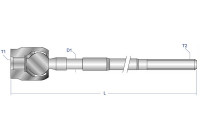 Tie Rod Axle Joint OP-AX-7768 Moog