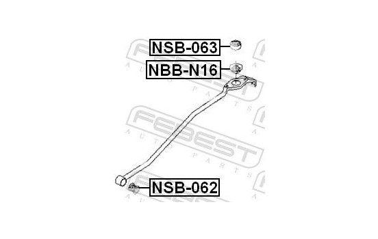 Bush, selector-/shift rod, Image 3