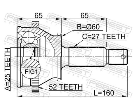 Joint Kit, drive shaft, Image 2
