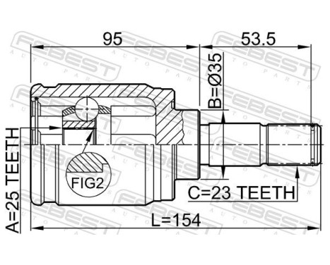 Joint Kit, drive shaft, Image 2