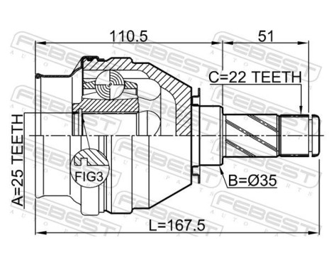 Joint Kit, drive shaft, Image 2
