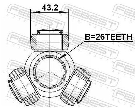 Tripod Hub, Drive shaft, Image 3