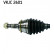 Drive Shaft VKJC 2601 SKF, Thumbnail 2