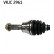 Drive Shaft VKJC 2961 SKF, Thumbnail 3