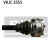 Drive Shaft VKJC 3551 SKF, Thumbnail 3