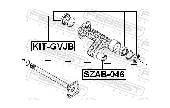 Stabiliser, drive shaft, Image 2