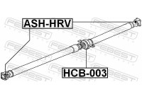 Stabiliser, propshaft centre Stabiliser