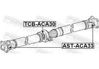 Stabiliser, propshaft centre Stabiliser