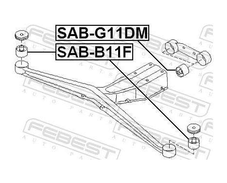 Mount, differential, Image 2
