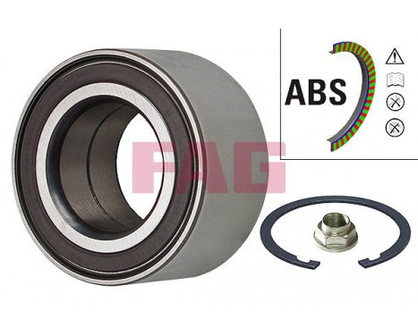 Wheel Bearing Kit 713615730 FAG, Image 2