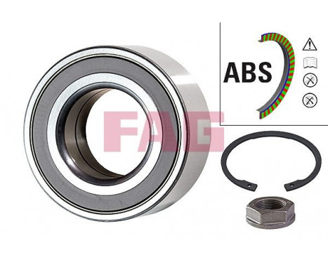 Wheel Bearing Kit 713630760 FAG, Image 2