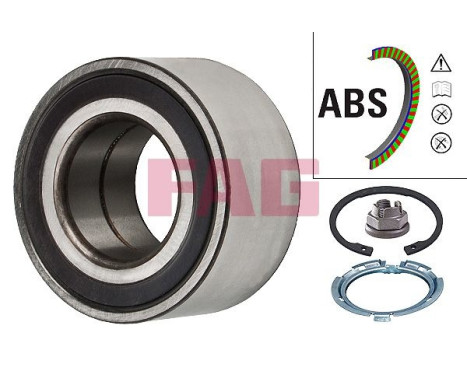 Wheel Bearing Kit 713630840 FAG, Image 2