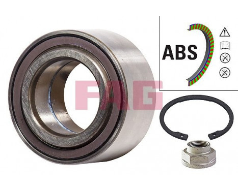 Wheel Bearing Kit 713640490 FAG, Image 2