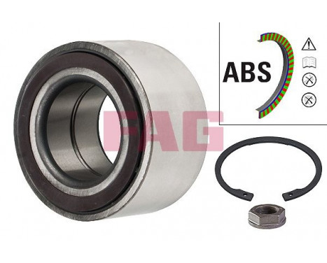 Wheel Bearing Kit 713640500 FAG, Image 2