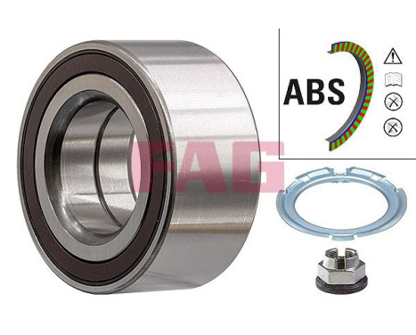 Wheel Bearing Kit 713644120 FAG, Image 2