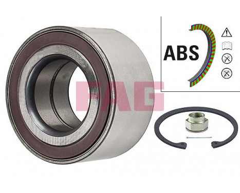 Wheel Bearing Kit 713644970 FAG, Image 2